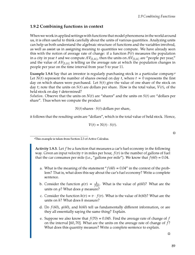Active Preparation for Calculus - Page 89